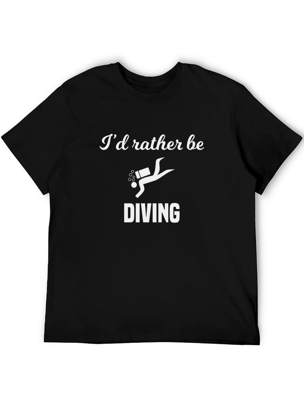 Diving Lovers T-Shirt: Id Rather Be Diving