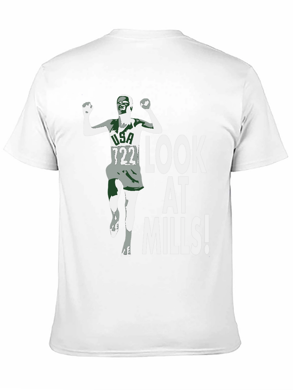 Look At Mills! Mens Graphic Tee - Black