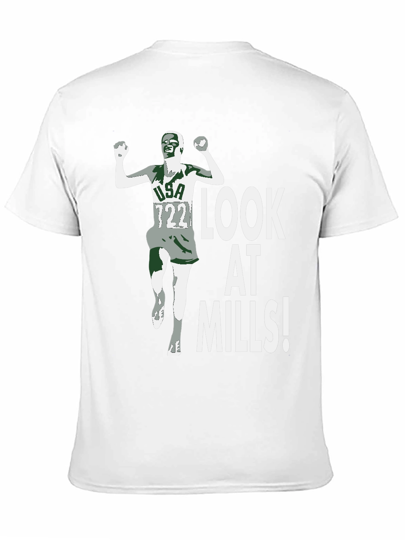 Look At Mills! Mens Graphic Tee - Black