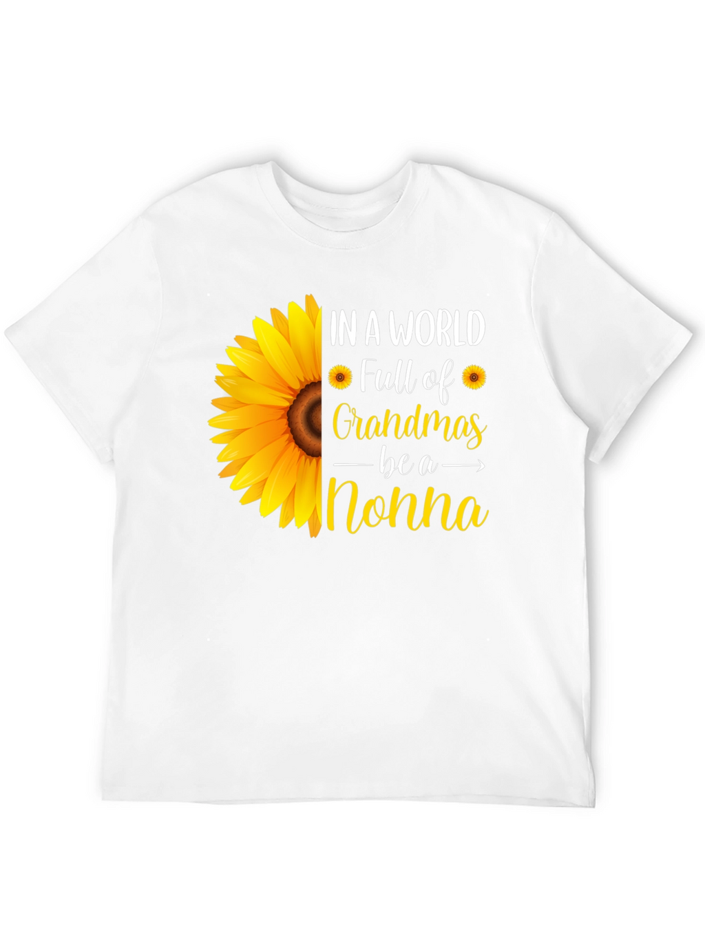 Sunflower Nonna T-Shirt - Grandmas Gift