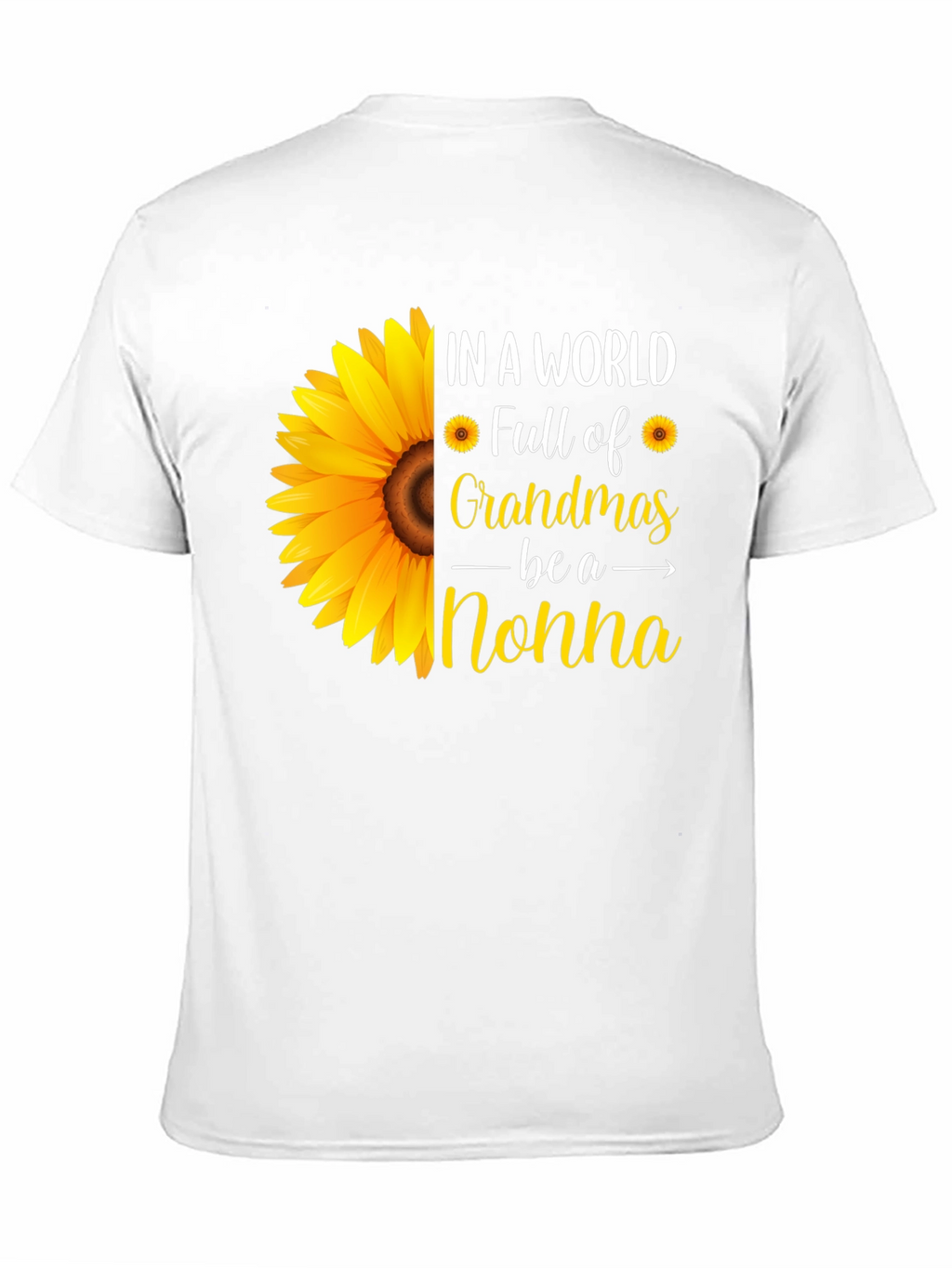 Sunflower Nonna T-Shirt - Grandmas Gift