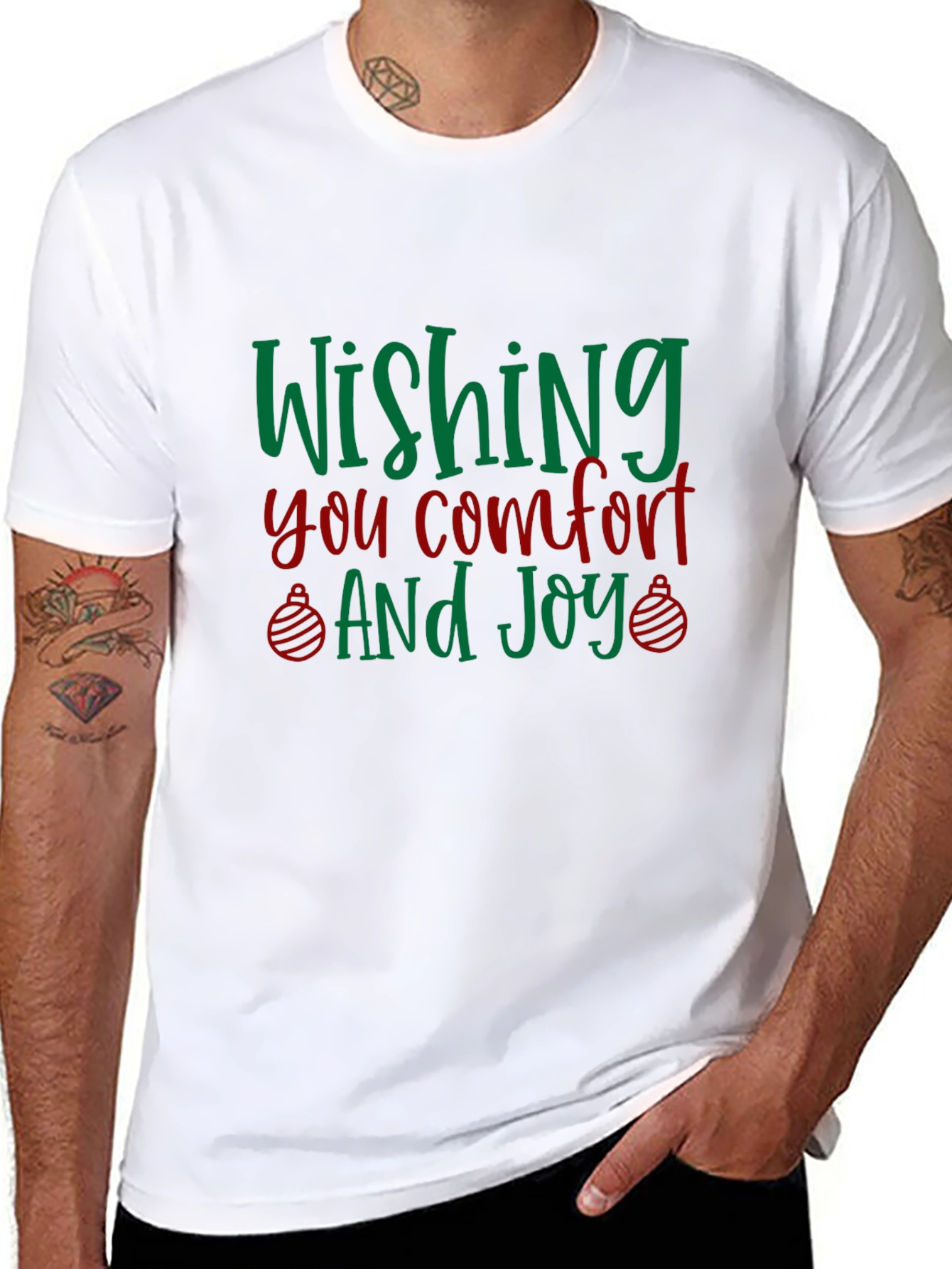 Wishing You Comfort and Joy Holiday T-Shirt