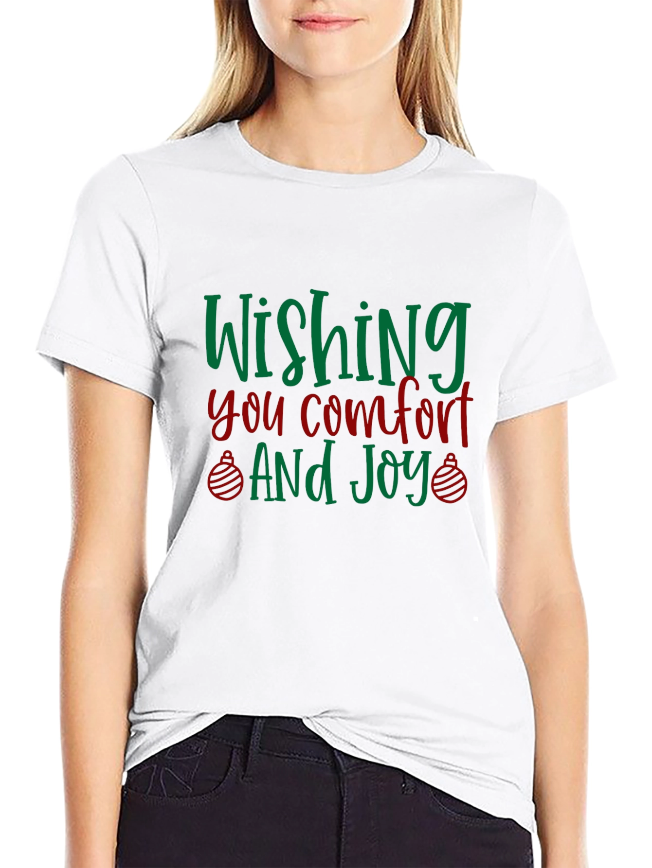 Wishing You Comfort and Joy Holiday T-Shirt