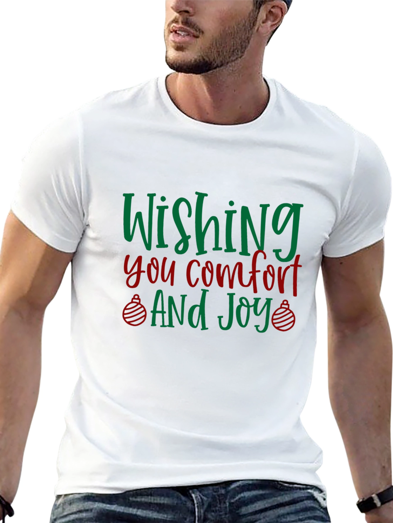 Wishing You Comfort and Joy Holiday T-Shirt