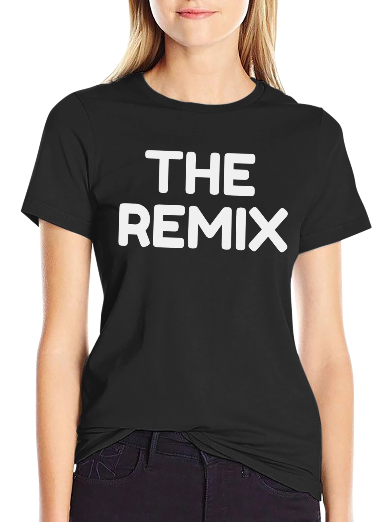 The Remix Graphic Tee - Black Cotton Blend