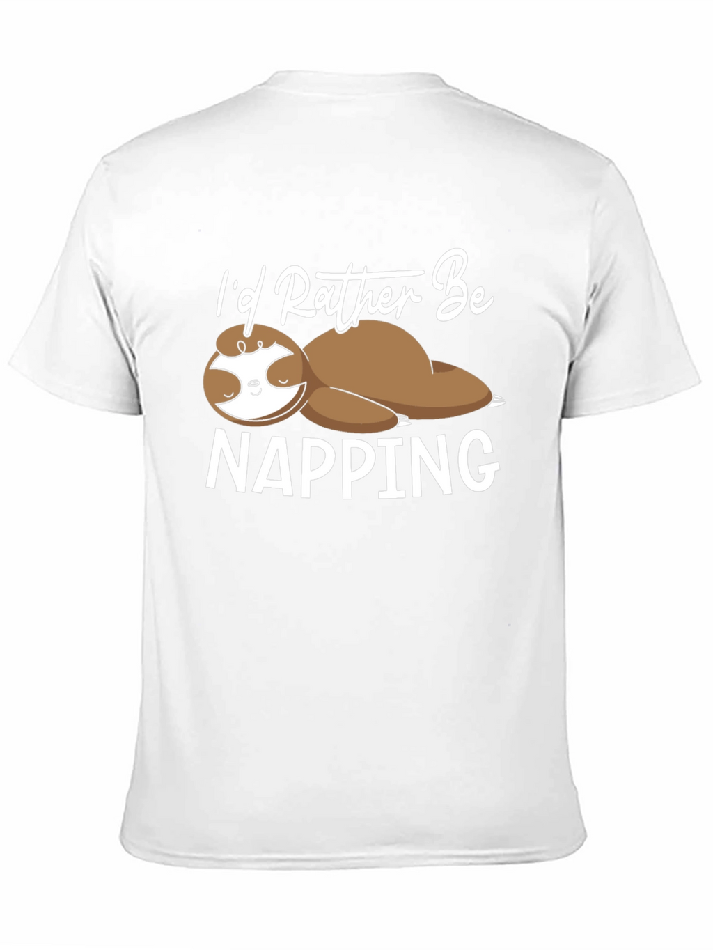 Funny Sloth Napping T-Shirt - Lazy Days Apparel