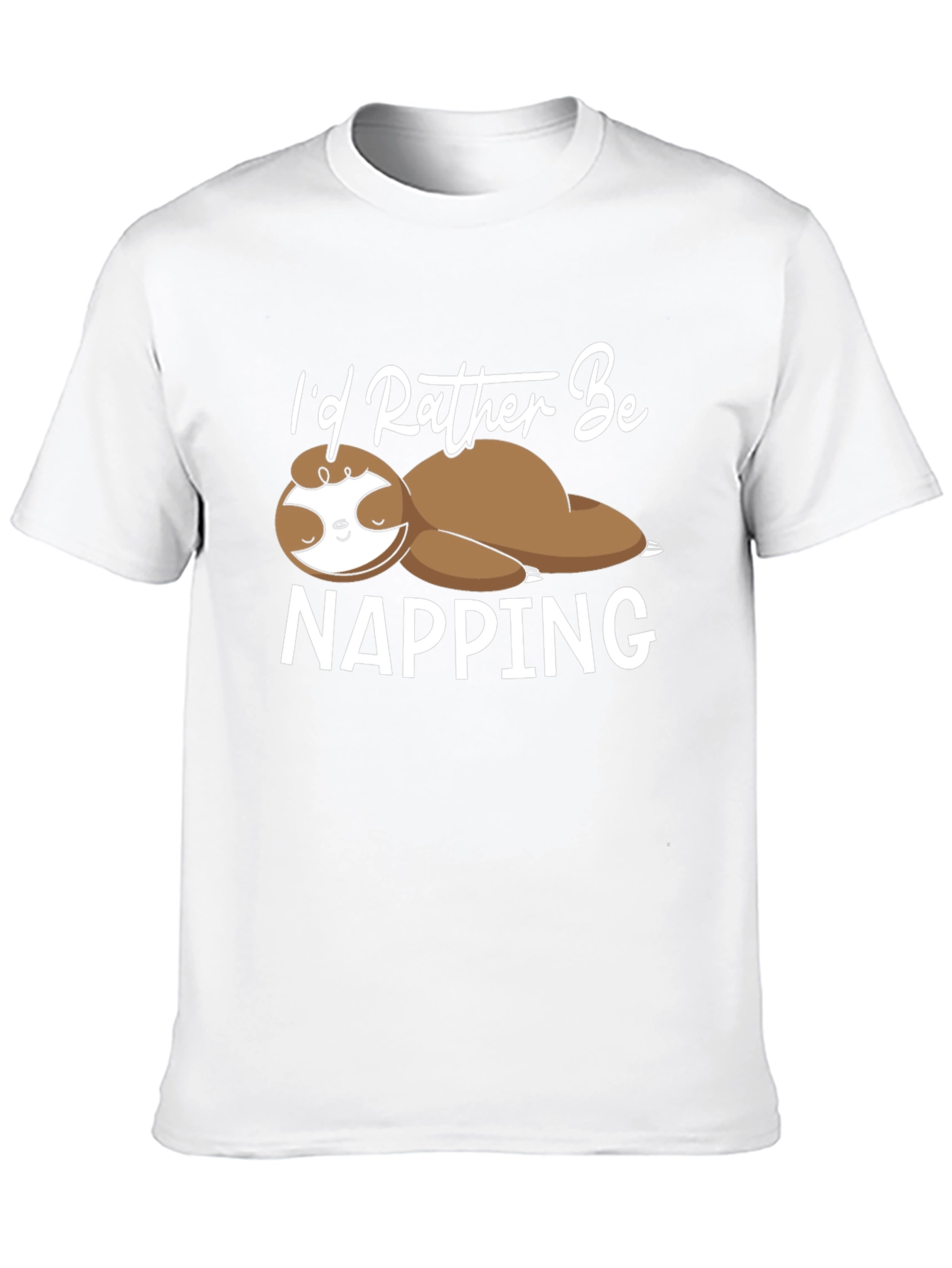 Funny Sloth Napping T-Shirt - Lazy Days Apparel