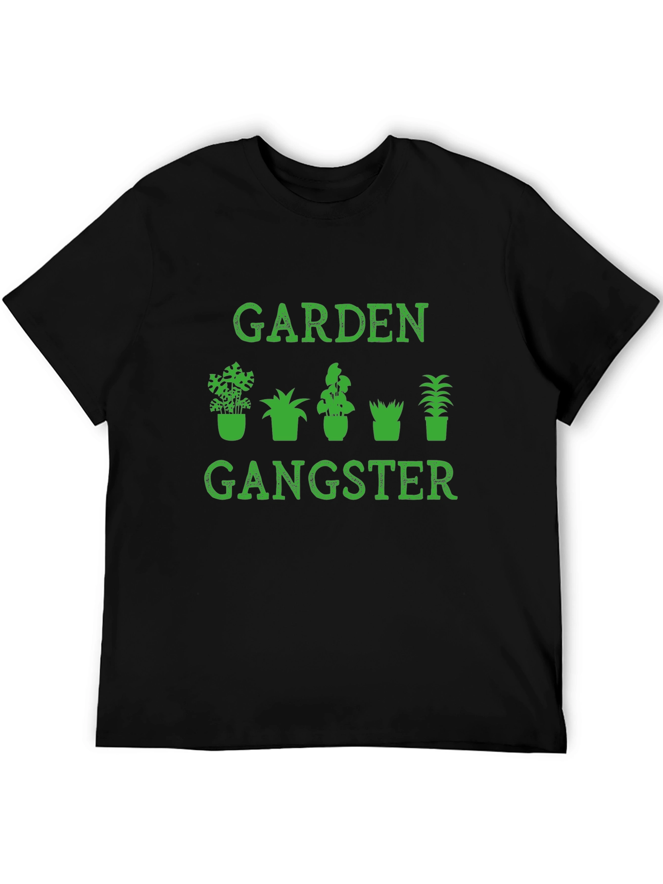 Garden Gangster Graphic Tee - Black