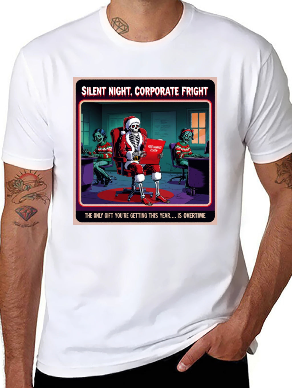 Silent Night Corporate Fright T-Shirt