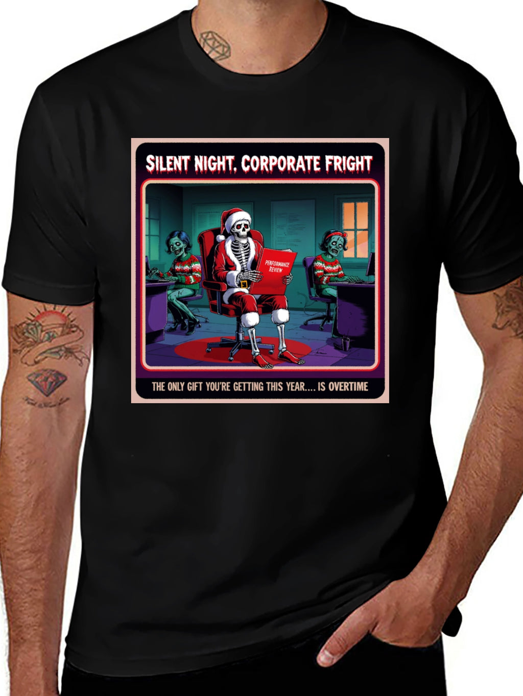 Silent Night Corporate Fright T-Shirt