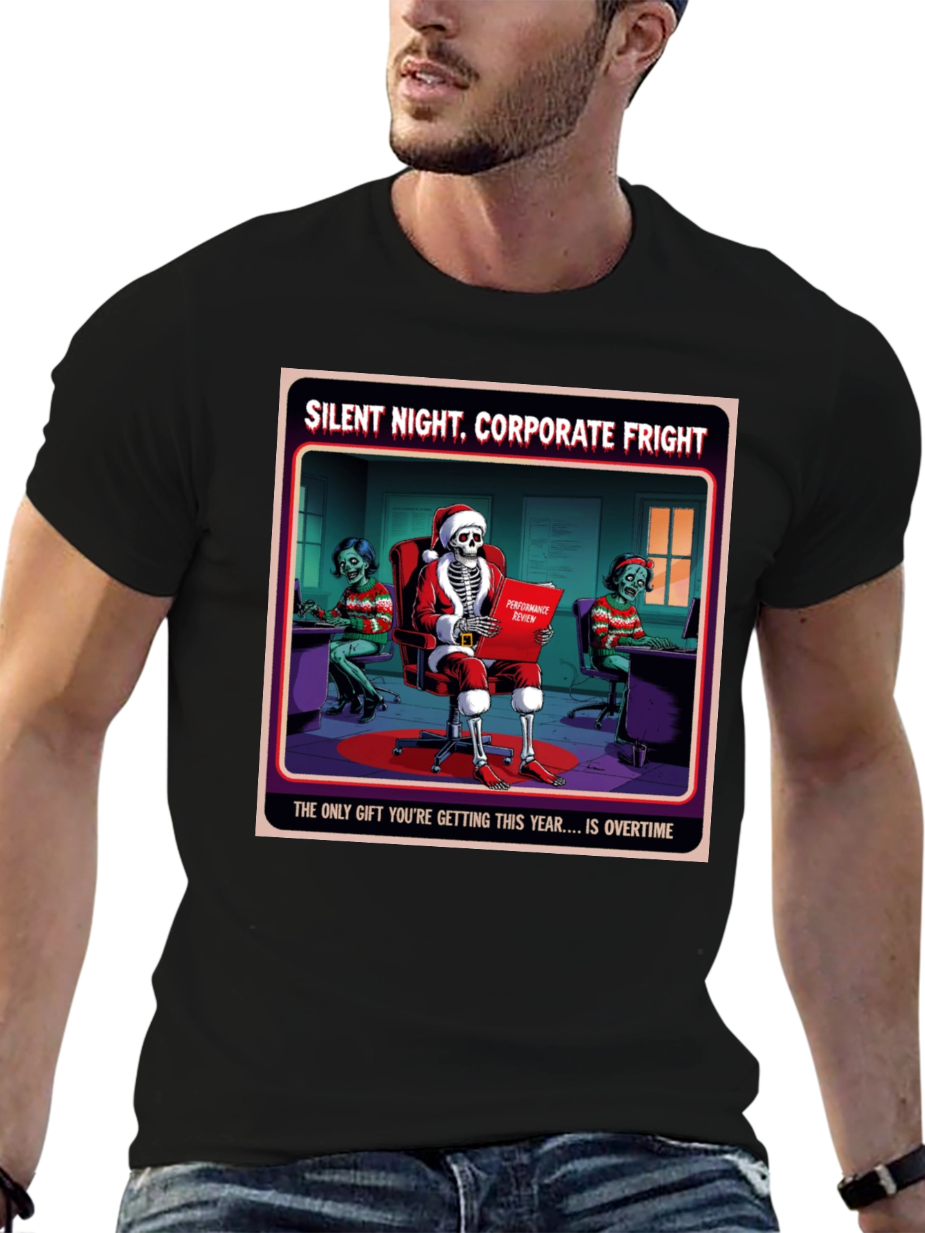 Silent Night Corporate Fright T-Shirt