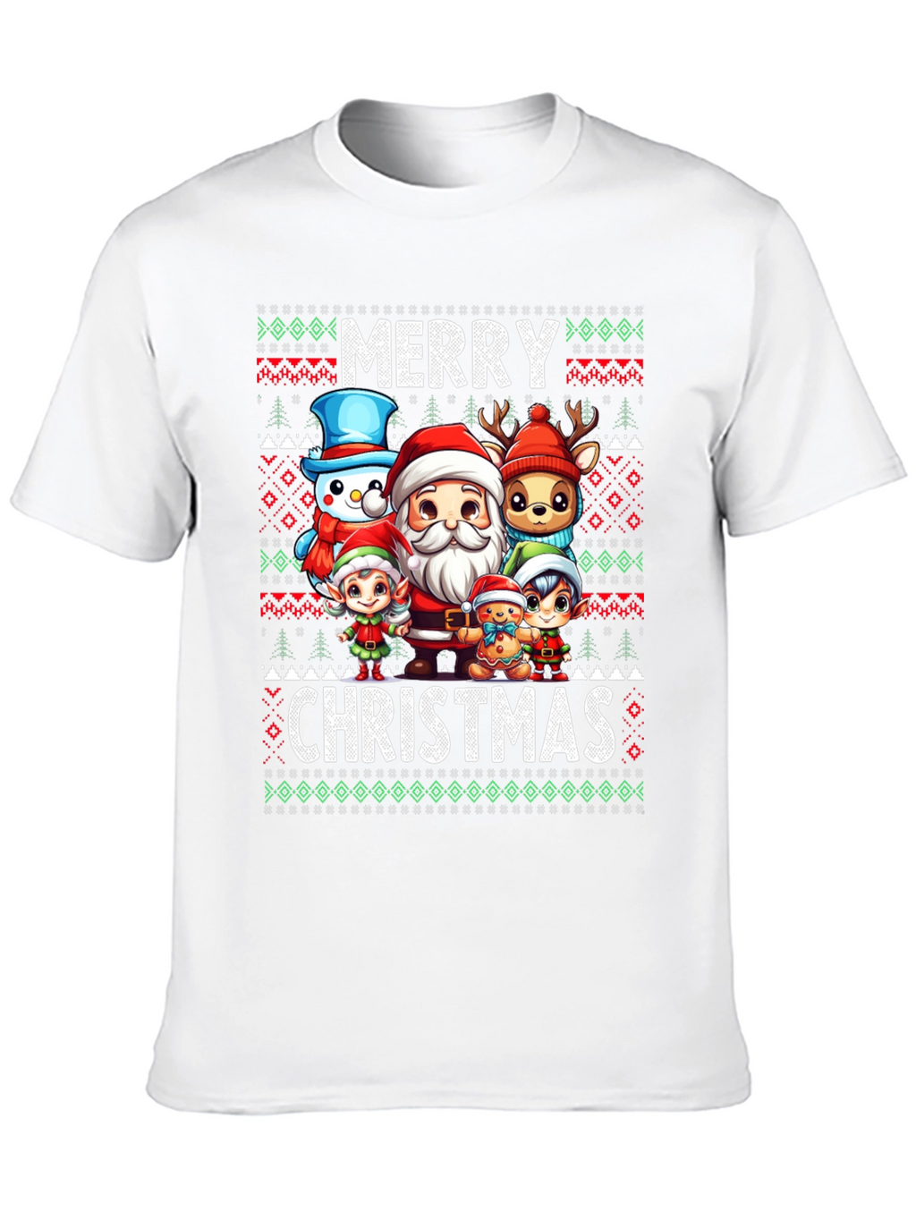 Merry Christmas Character T-Shirt