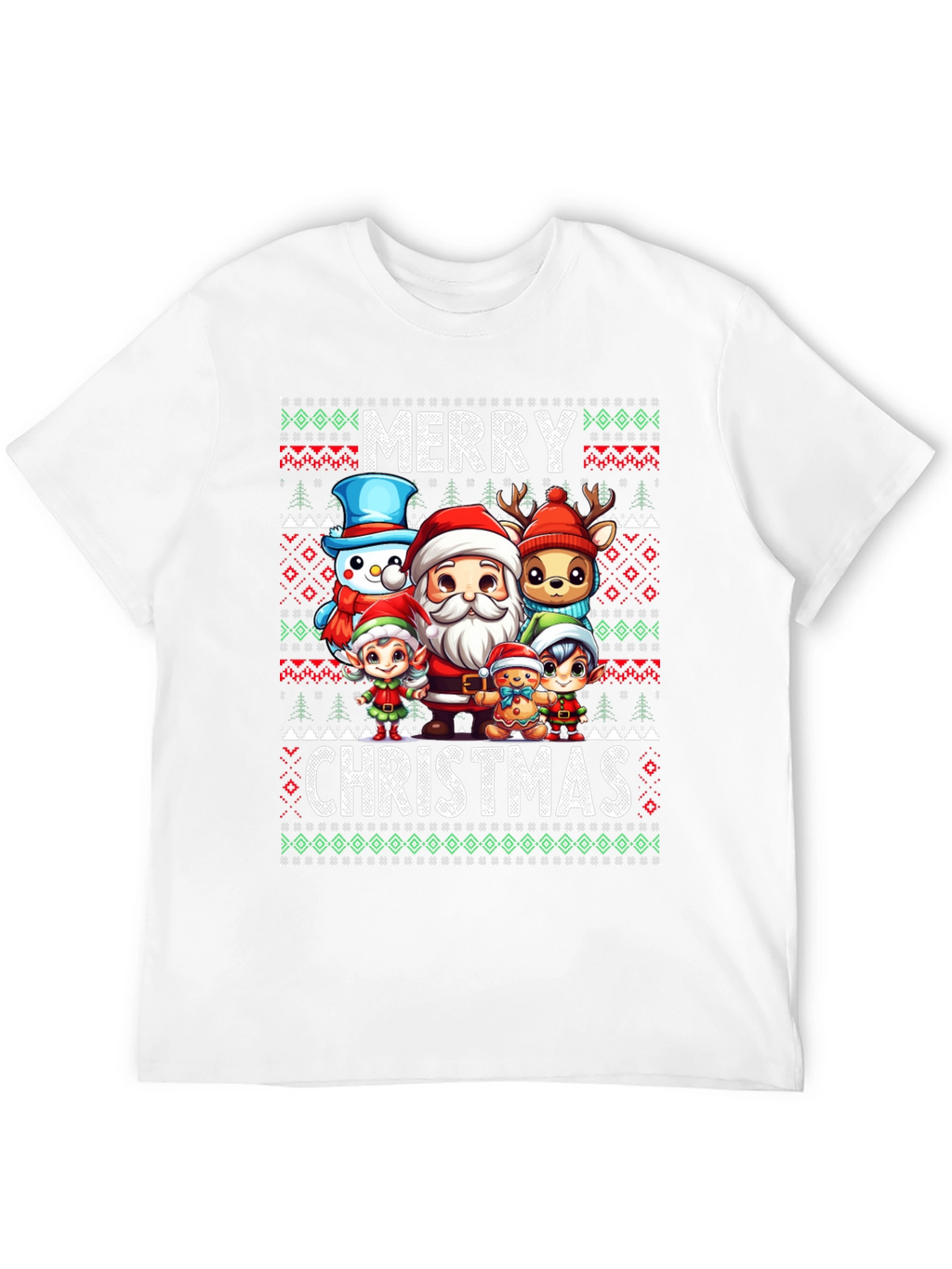 Merry Christmas Character T-Shirt