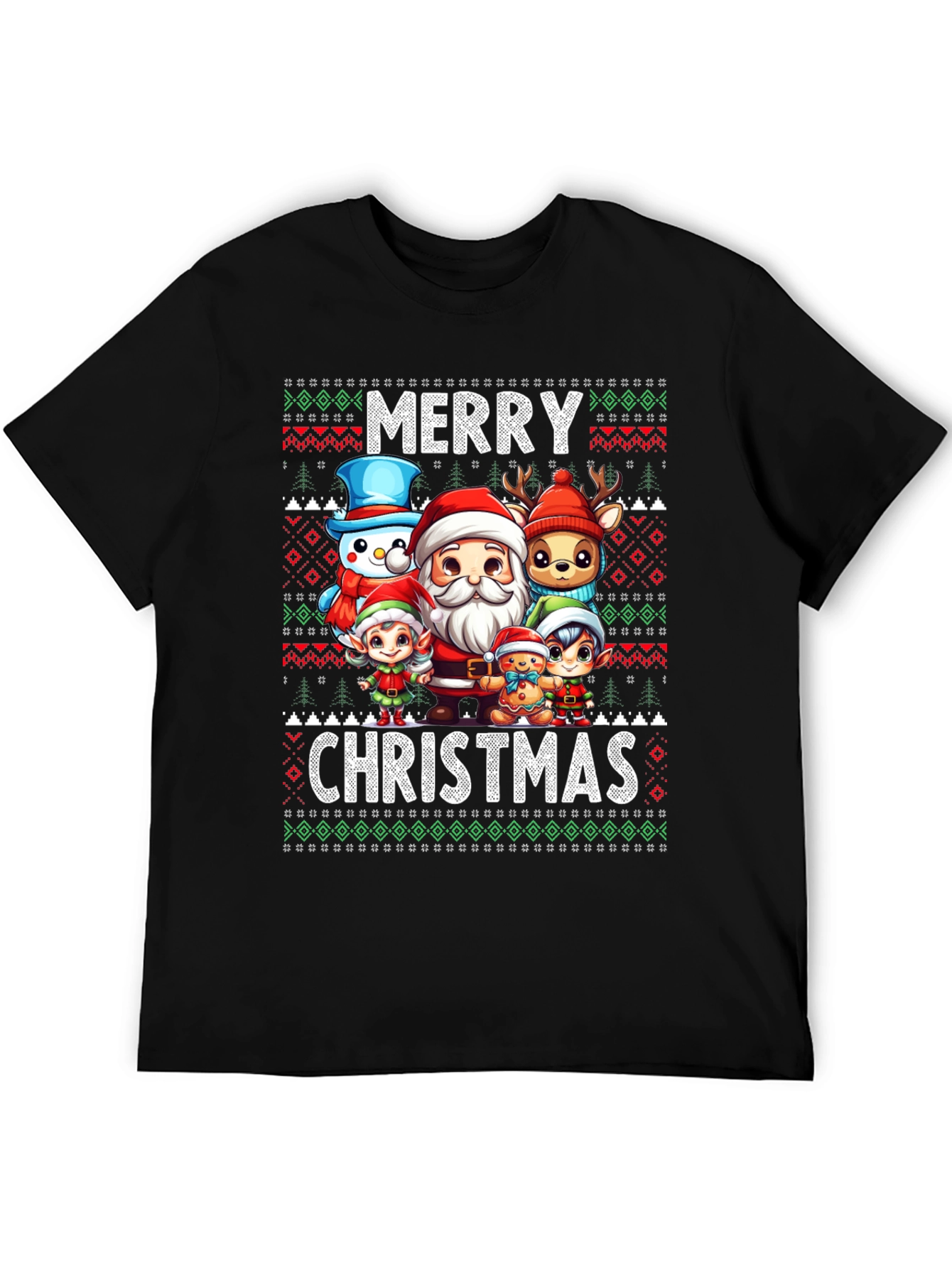 Merry Christmas Character T-Shirt