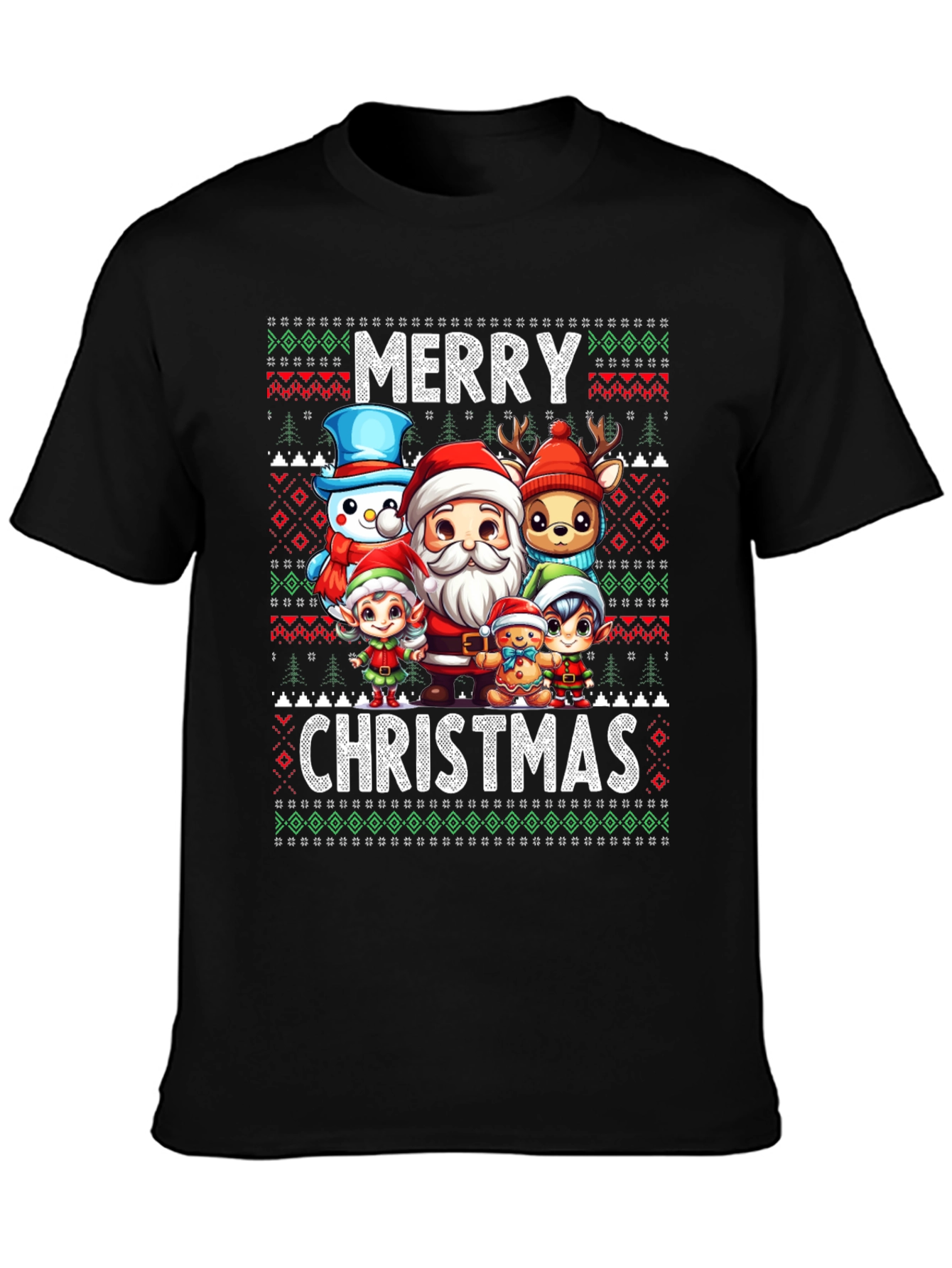 Merry Christmas Character T-Shirt
