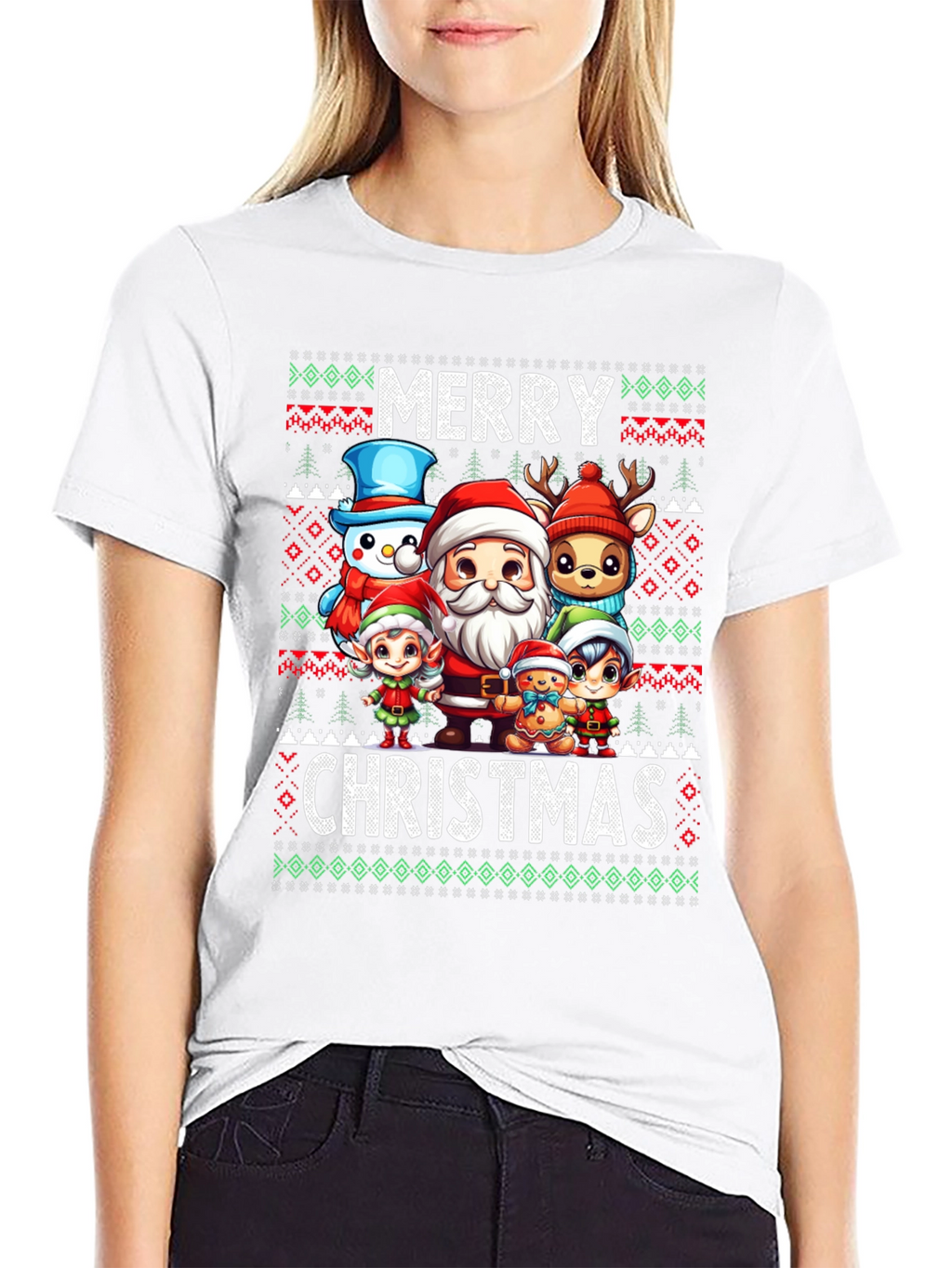 Merry Christmas Character T-Shirt