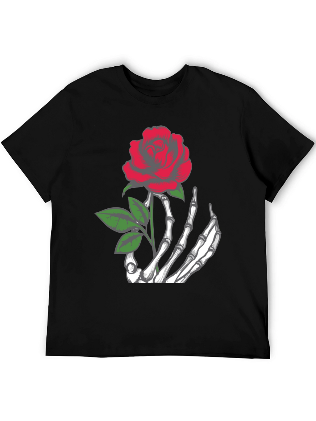 Rose Skeleton Hand T-Shirt