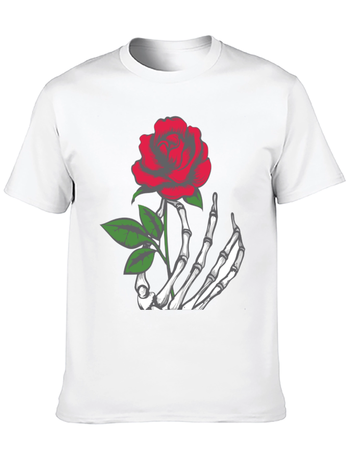 Rose Skeleton Hand T-Shirt
