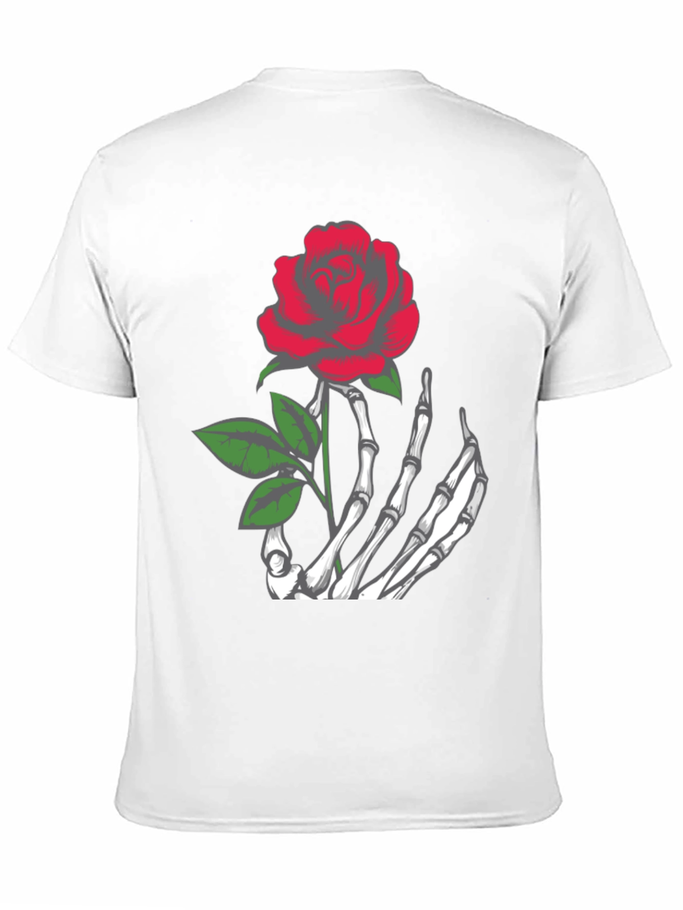 Rose Skeleton Hand T-Shirt