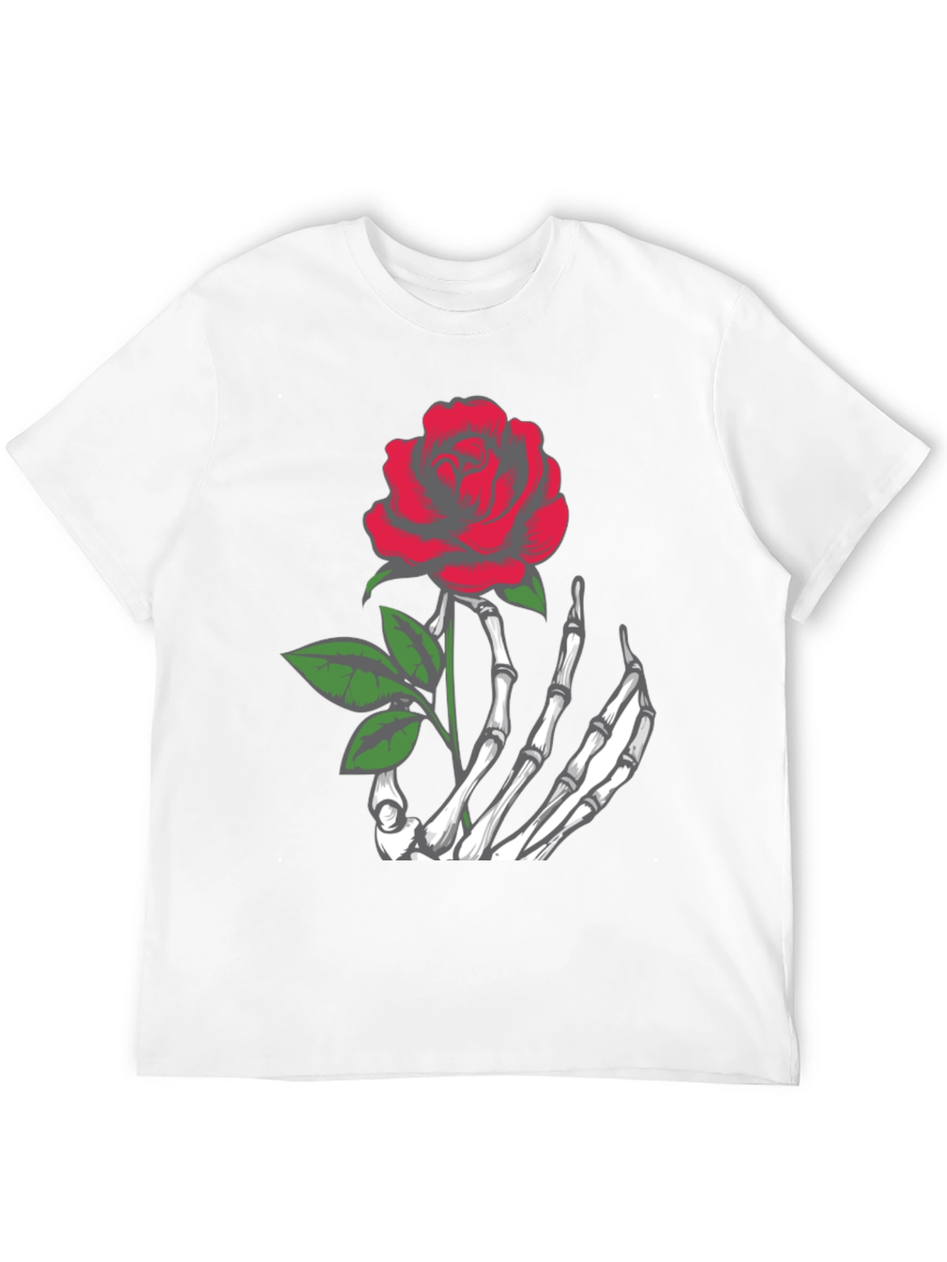 Rose Skeleton Hand T-Shirt