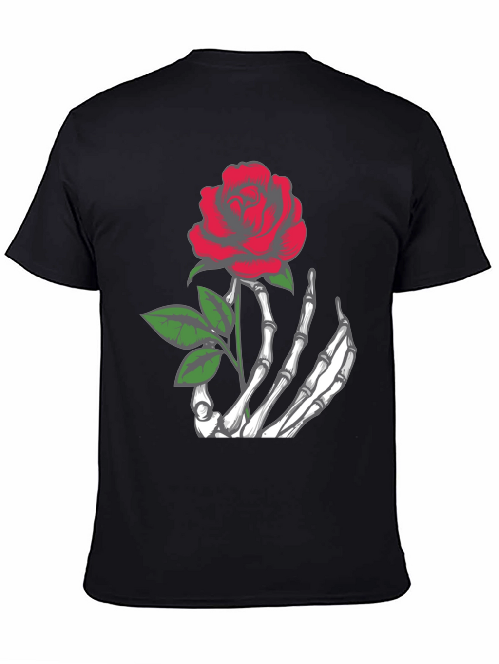 Rose Skeleton Hand T-Shirt