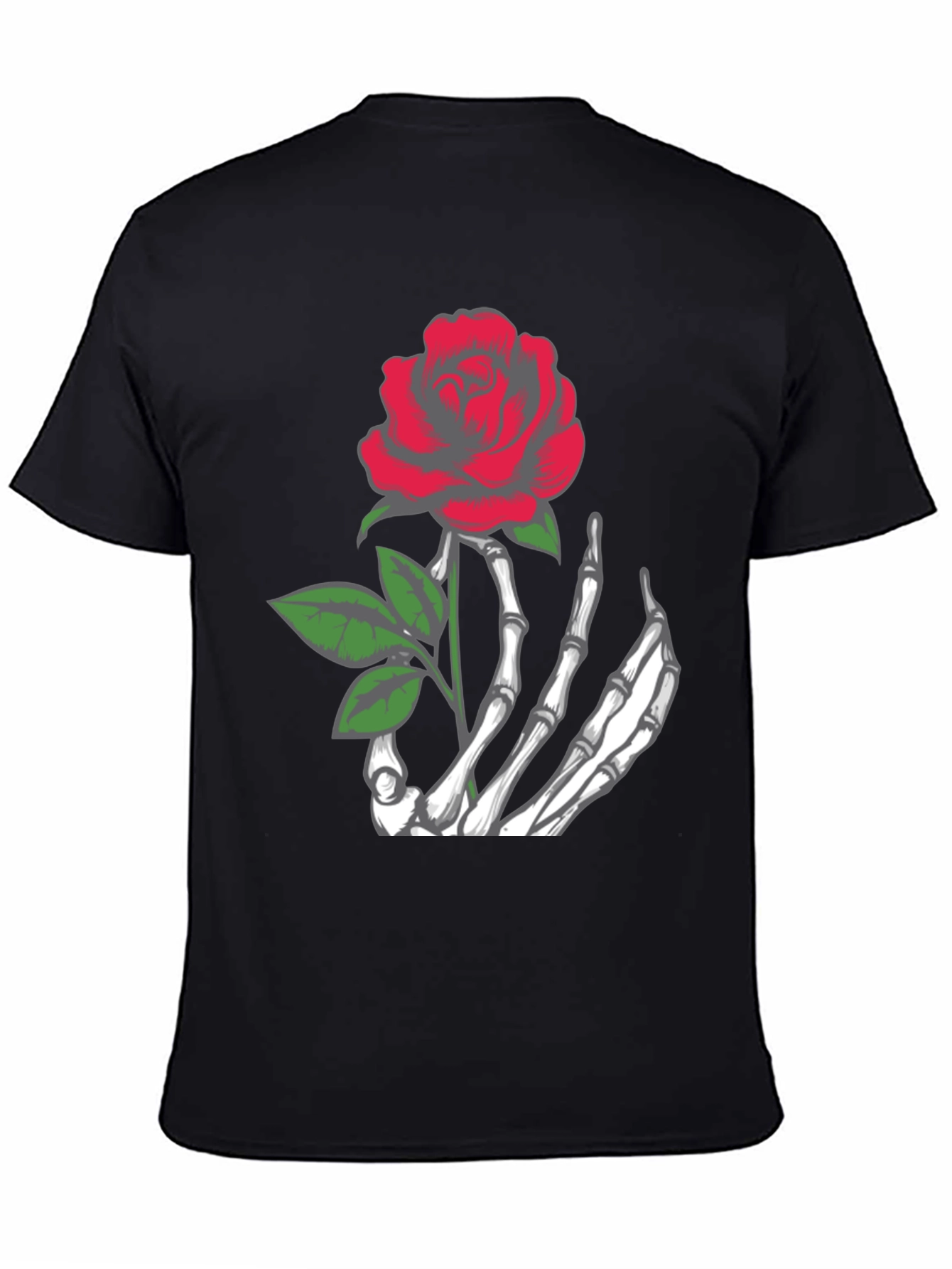 Rose Skeleton Hand T-Shirt