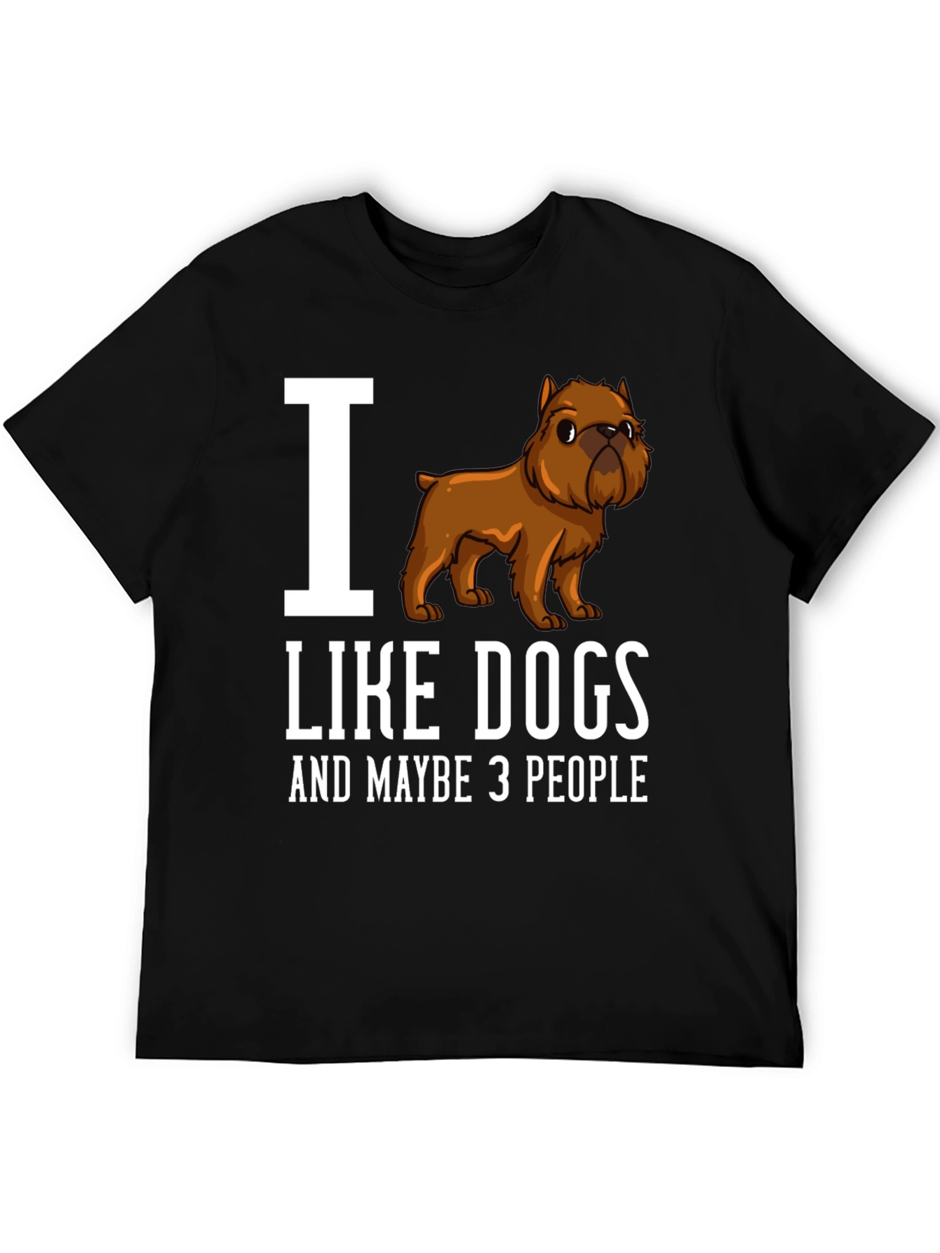 I Love Dogs Funny Graphic T-Shirt