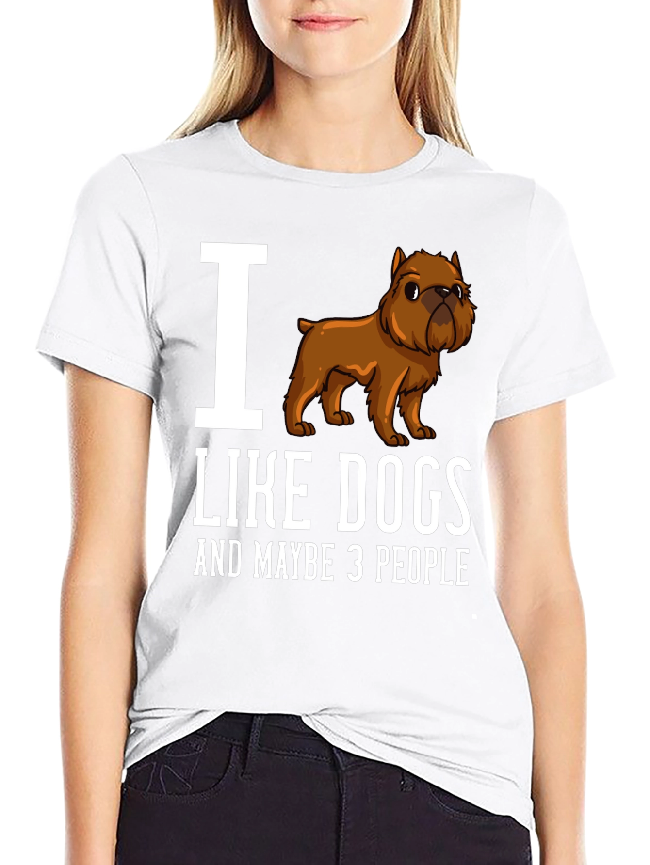 I Love Dogs Funny Graphic T-Shirt
