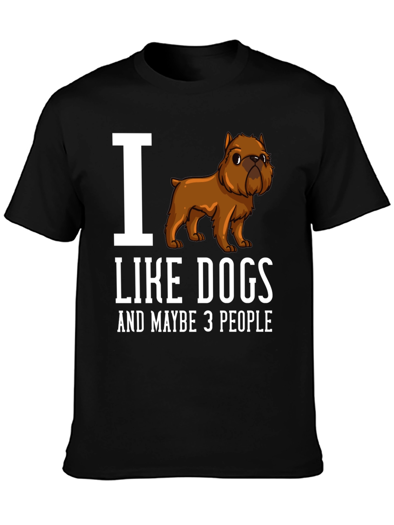I Love Dogs Funny Graphic T-Shirt