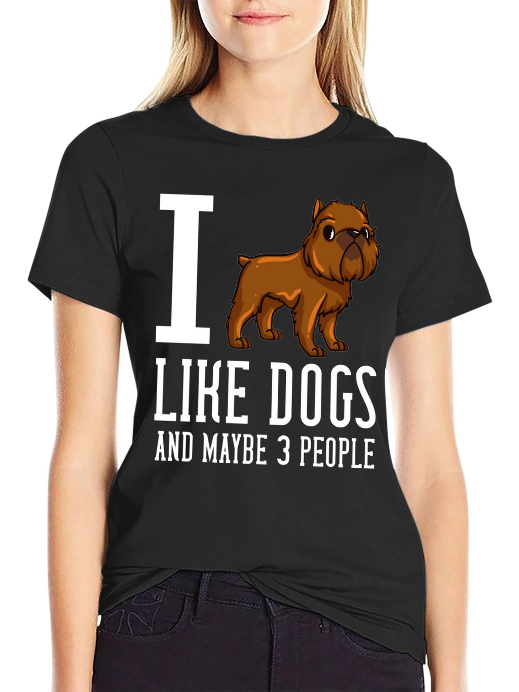 I Love Dogs Funny Graphic T-Shirt