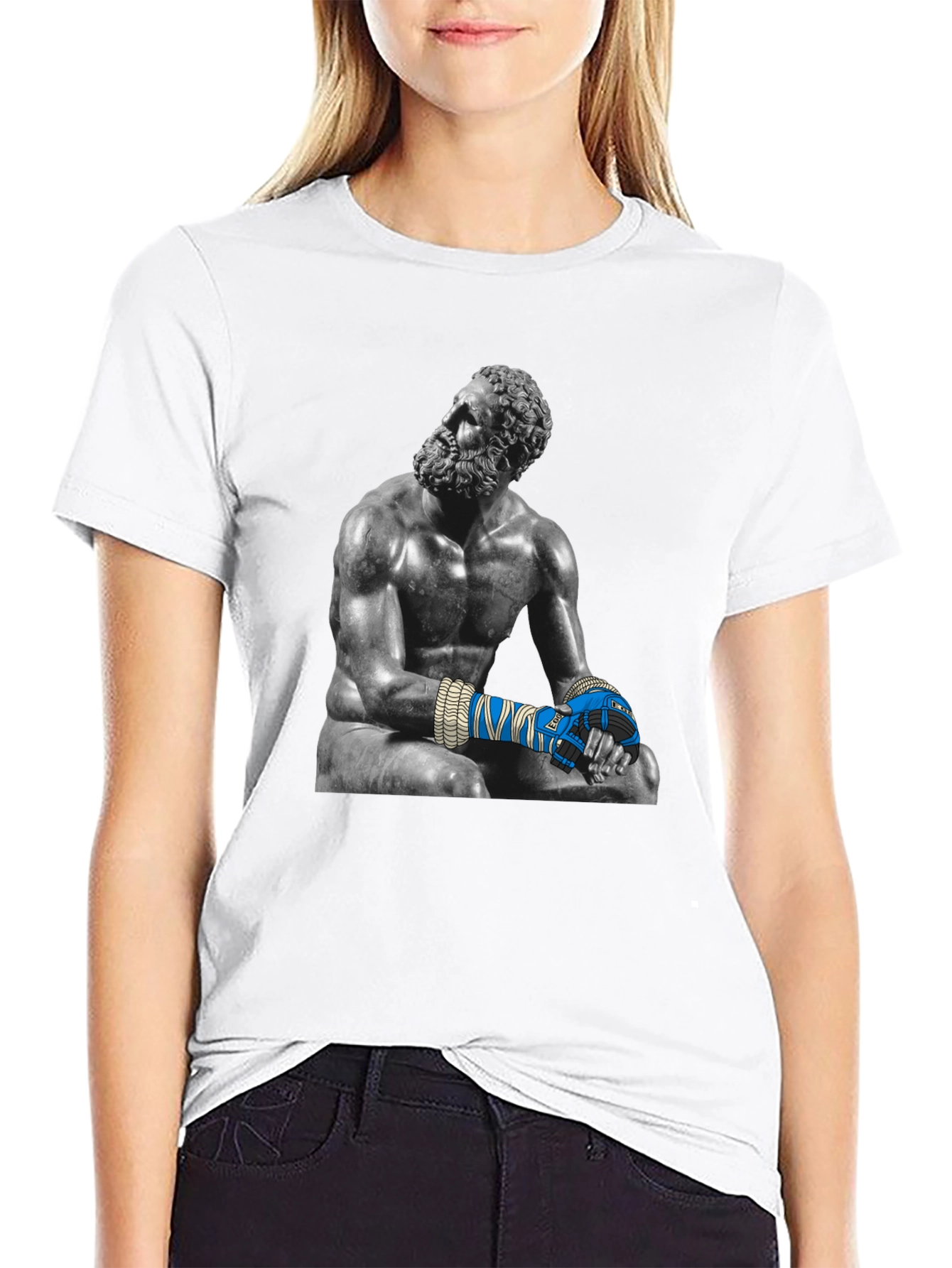 Philosopher Boxer Graphic T-Shirt