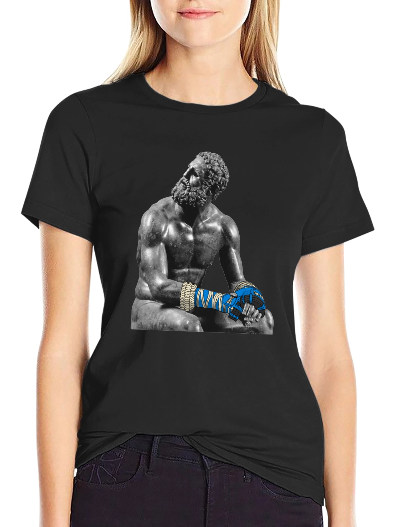 Philosopher Boxer Graphic T-Shirt