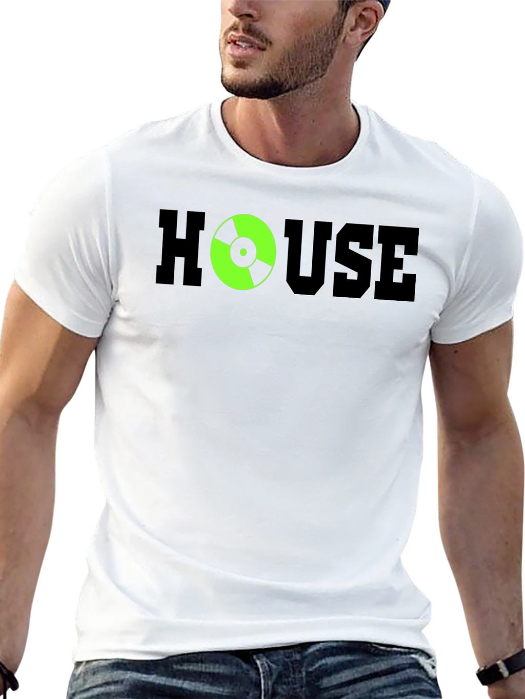 House Music DJ Record Graphic T-Shirt