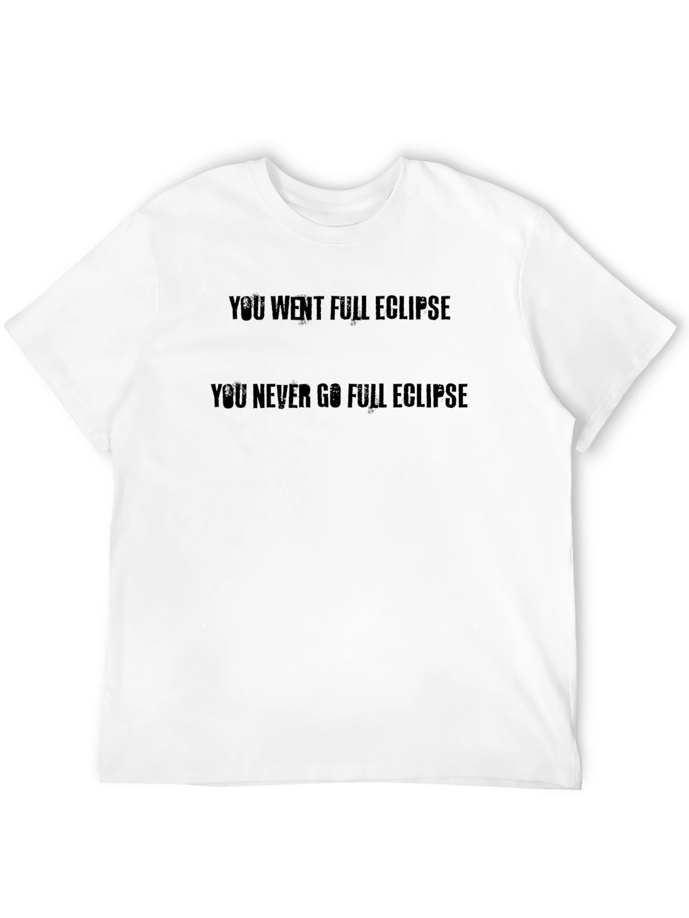 Full Eclipse Graphic Tee - Classic Black