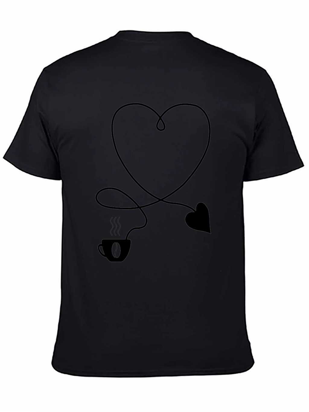 Coffee Heart Graphic T-Shirt - Love Your Brew