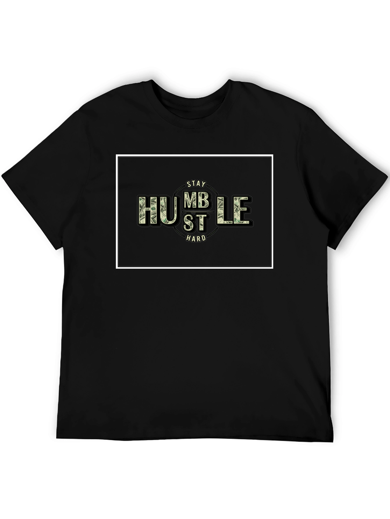 Stay Humble Hustle Hard Black T-Shirt