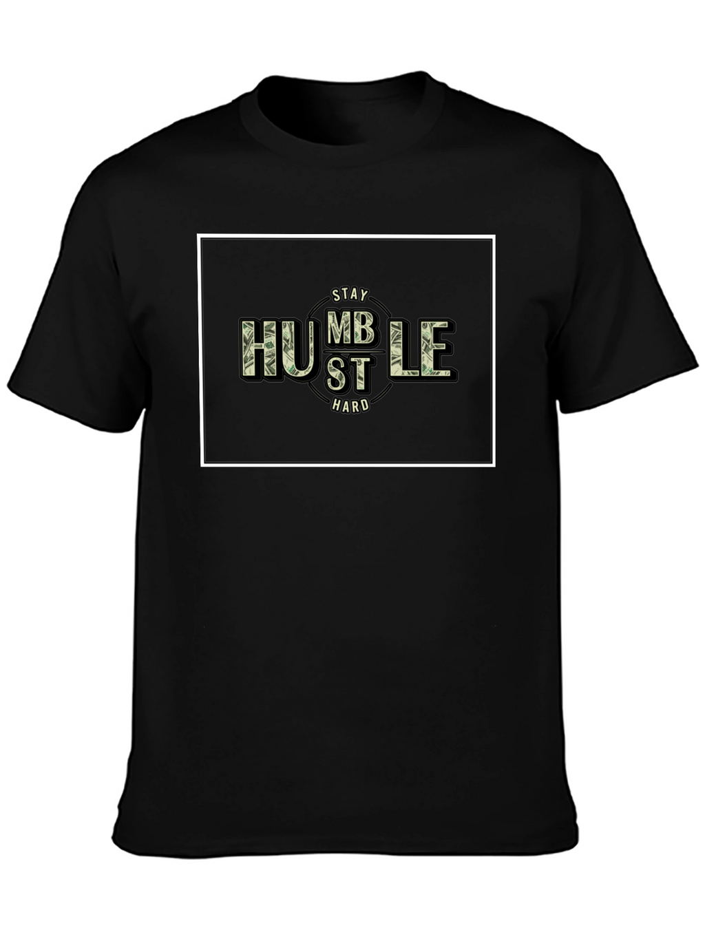 Stay Humble Hustle Hard Black T-Shirt