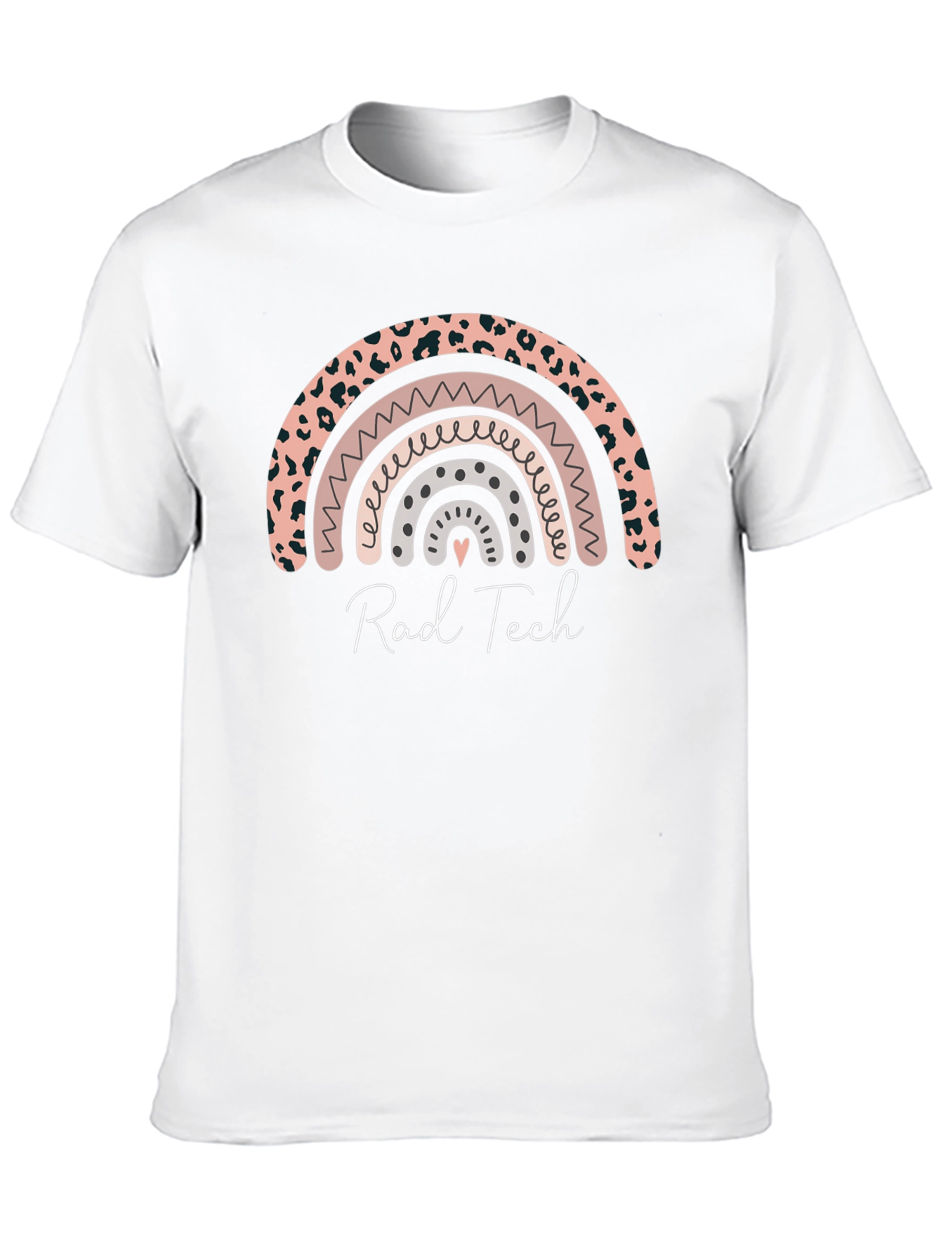 Rad Tech Rainbow Graphic Tee - Soft Black Shirt