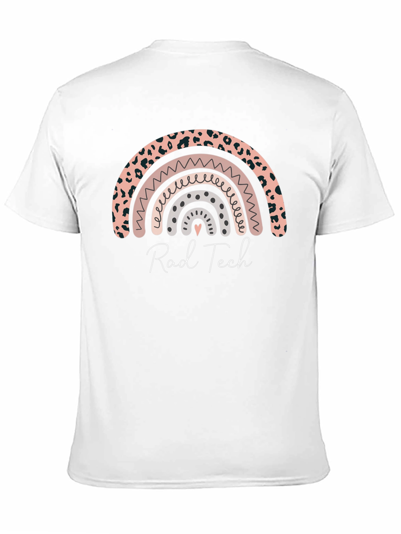 Rad Tech Rainbow Graphic Tee - Soft Black Shirt