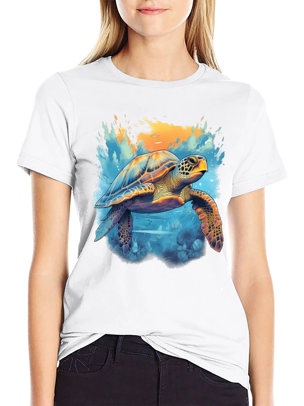 Sea Turtle Graphic Tee - Ocean Lovers T-Shirt