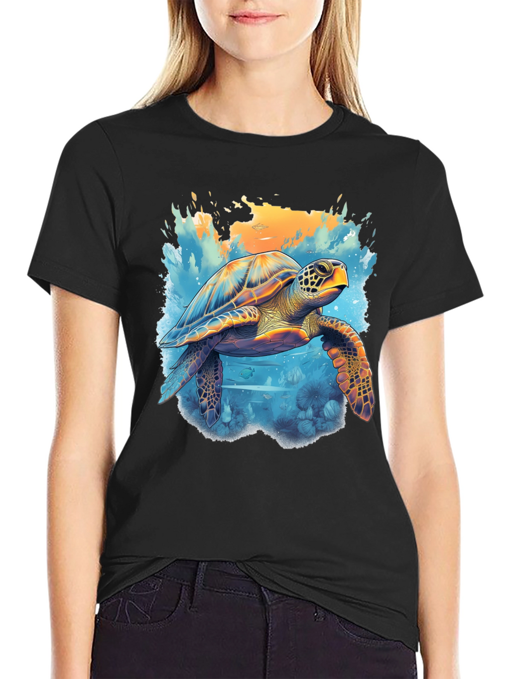 Sea Turtle Graphic Tee - Ocean Lovers T-Shirt