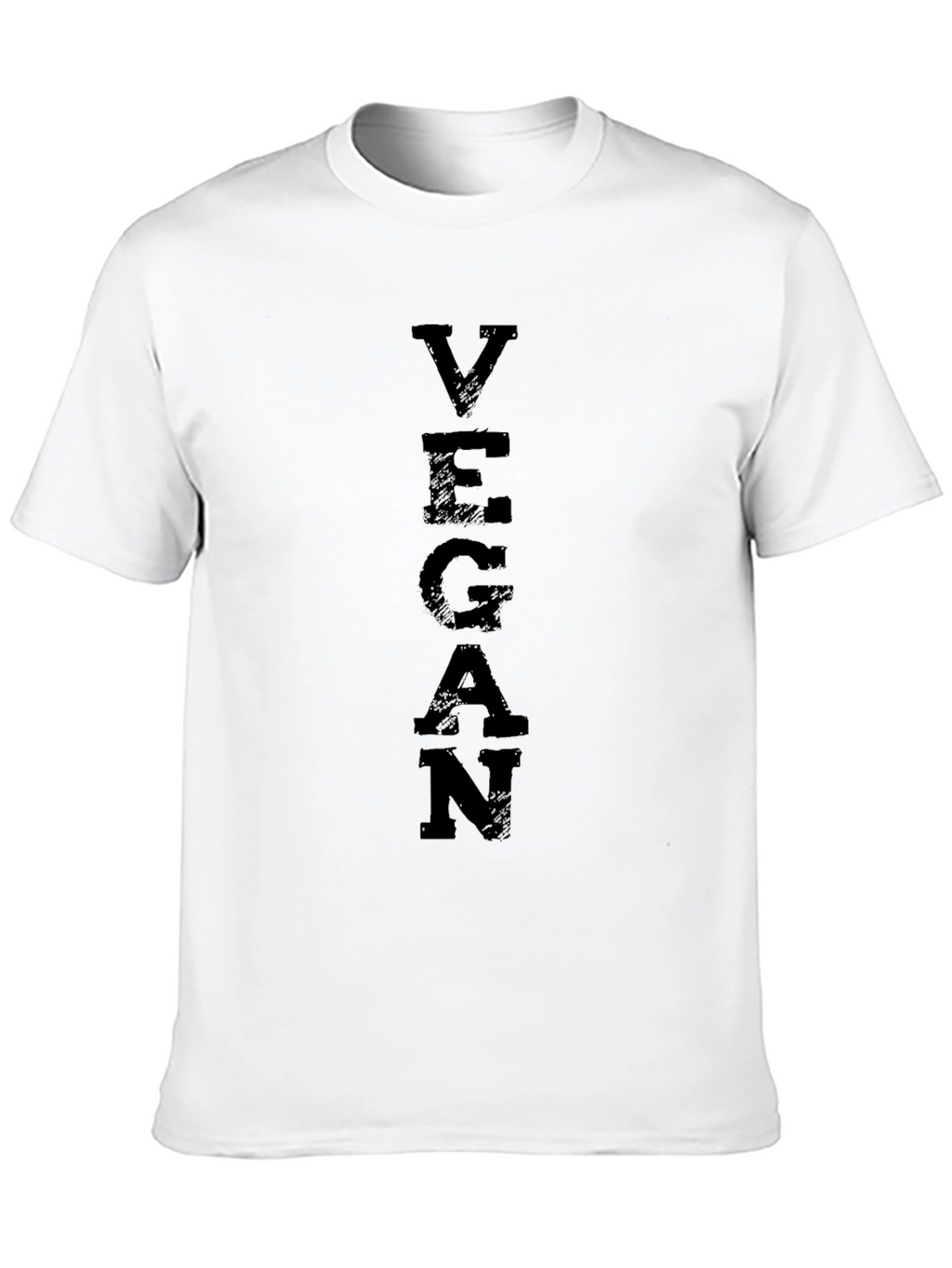 Vegan Graphic Tee - Black Unisex T-Shirt