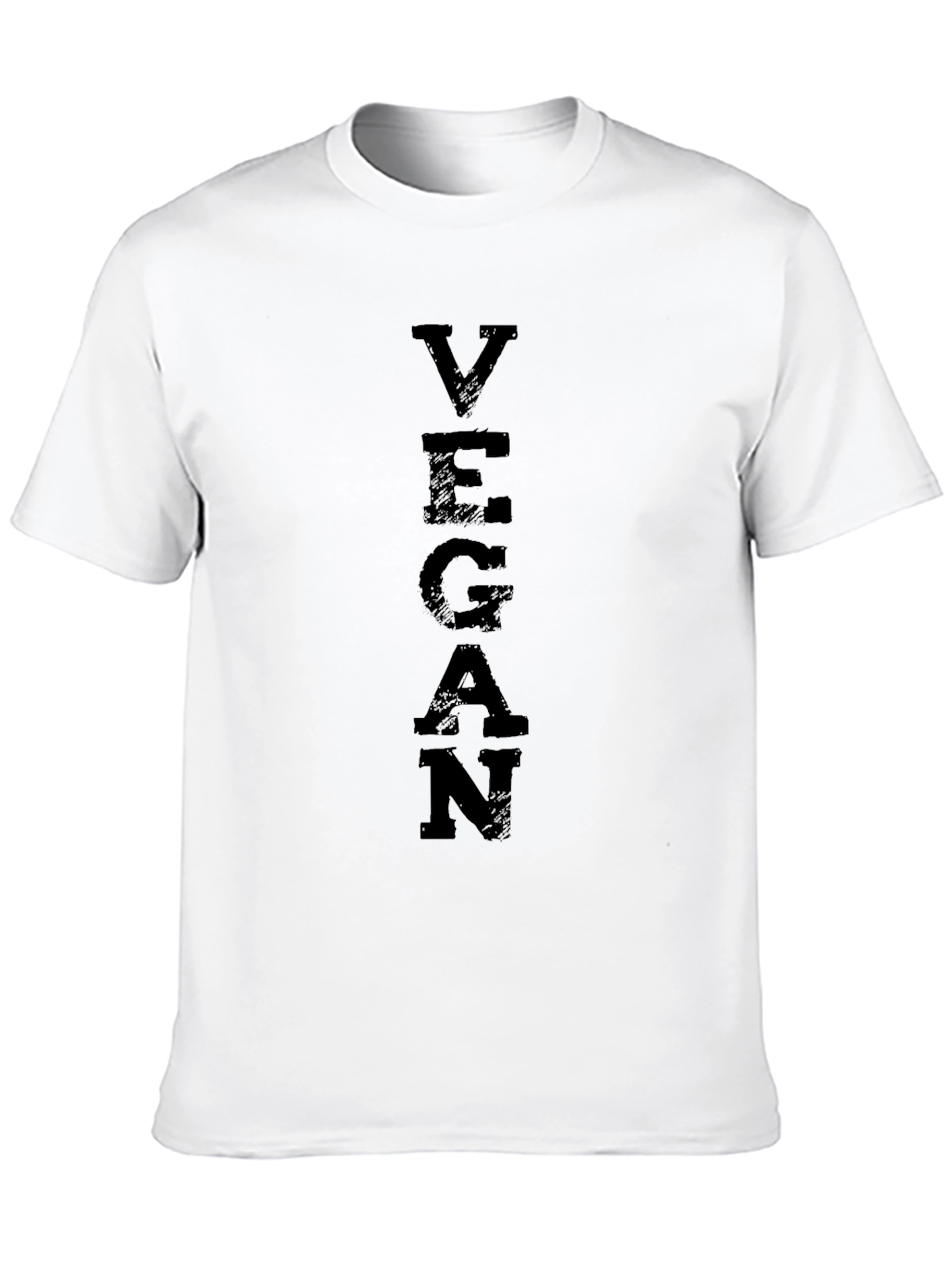 Vegan Graphic Tee - Black Unisex T-Shirt