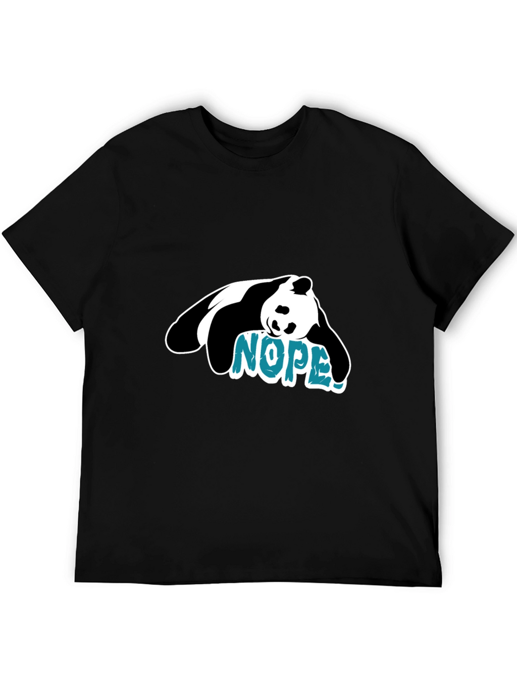 Nope Panda Graphic Tee - Lazy Day Vibes