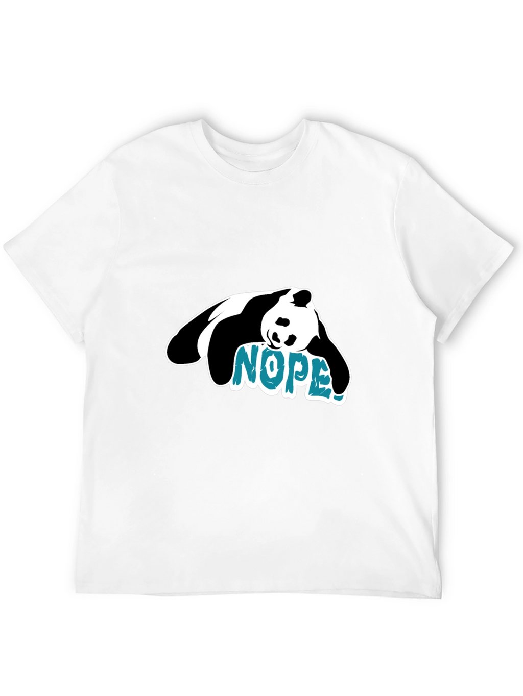 Nope Panda Graphic Tee - Lazy Day Vibes