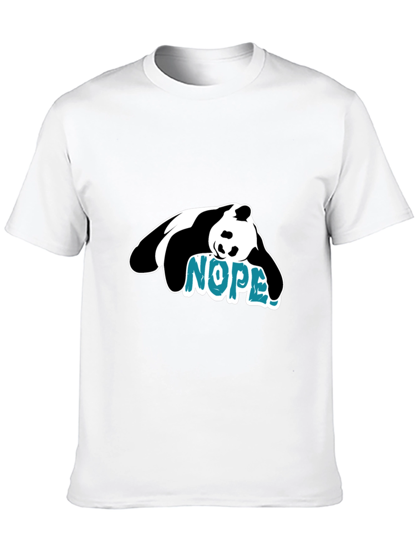 Nope Panda Graphic Tee - Lazy Day Vibes