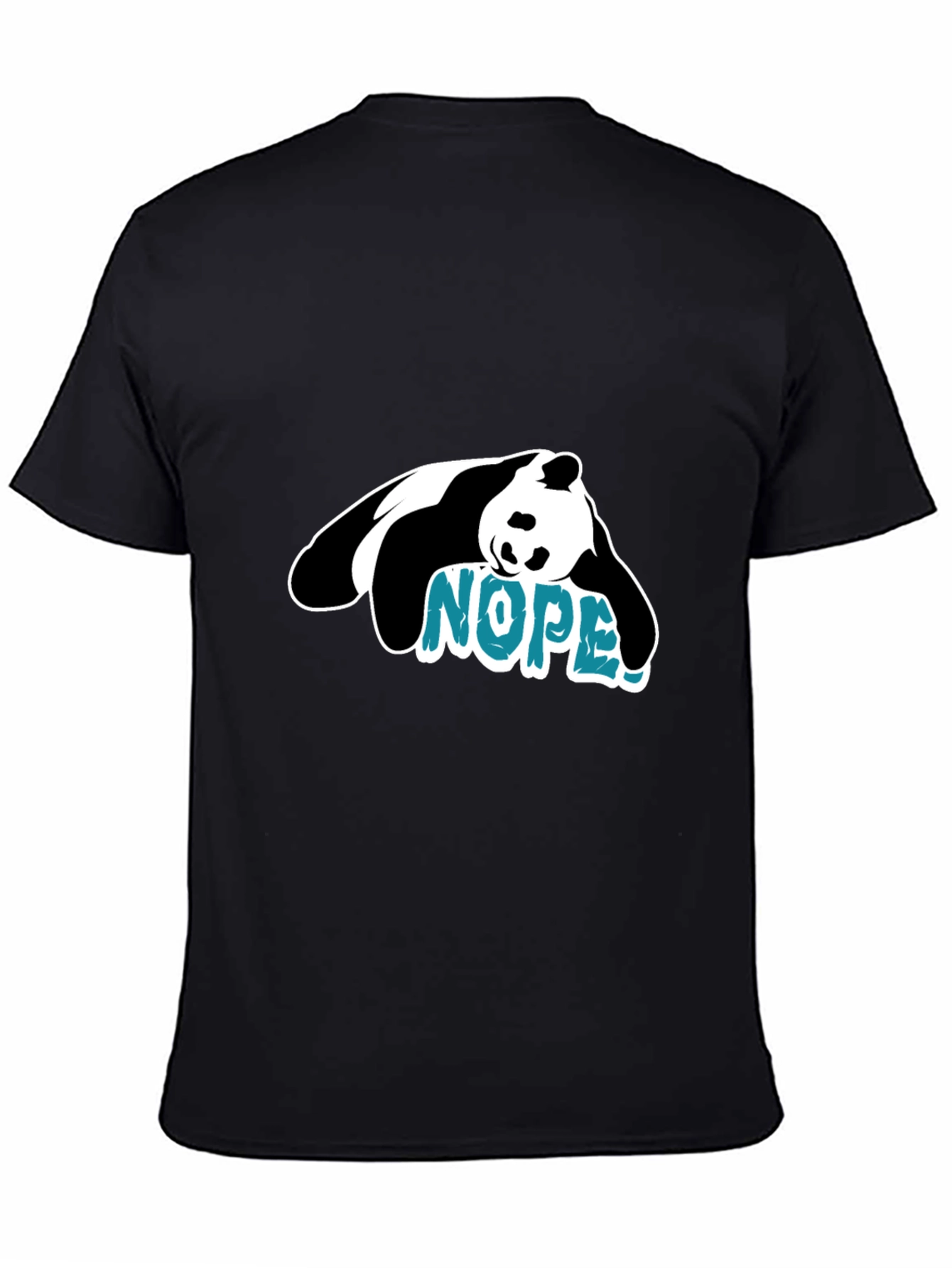 Nope Panda Graphic Tee - Lazy Day Vibes