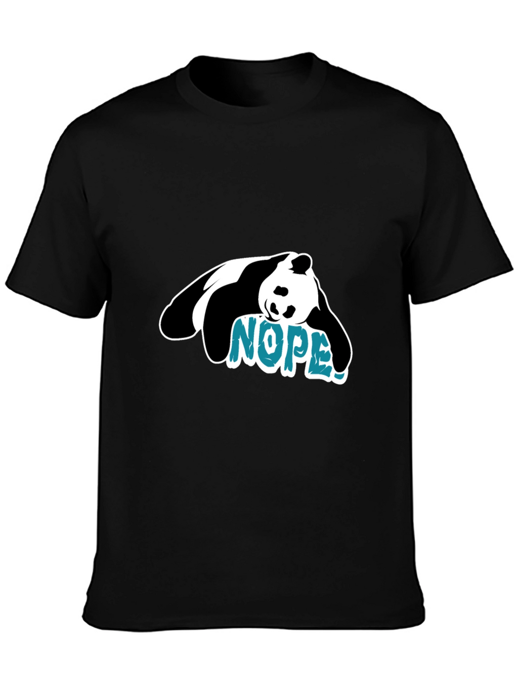 Nope Panda Graphic Tee - Lazy Day Vibes