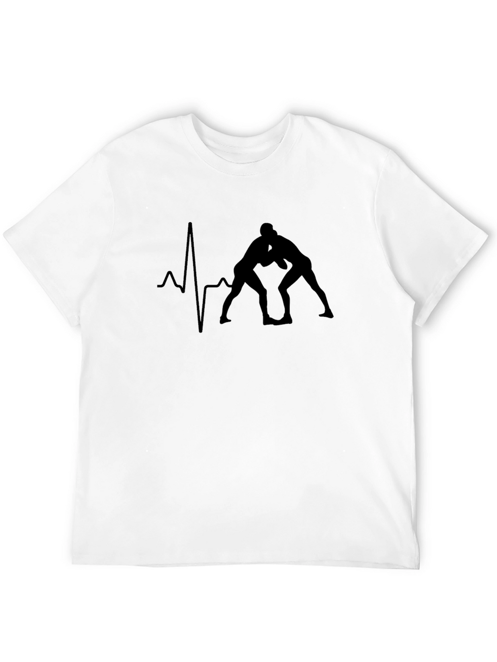 Wrestling Heartbeat T-Shirt - Wrestler Tee