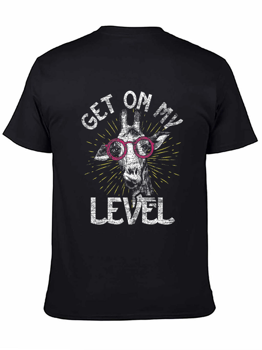 Get On My Level Giraffe Graphic Tee